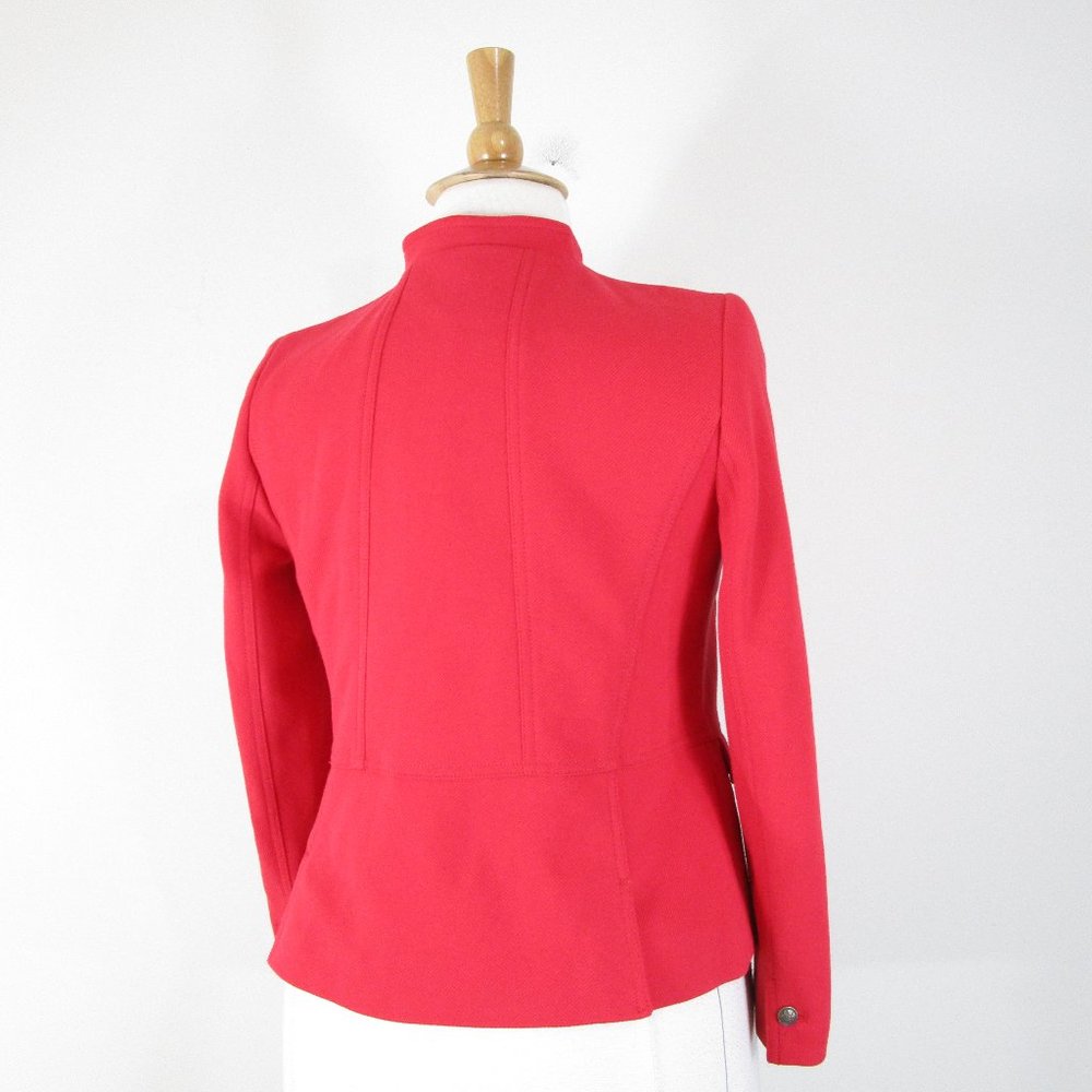 New Talbots Plus Size Petite Solid Red Military B… - image 6